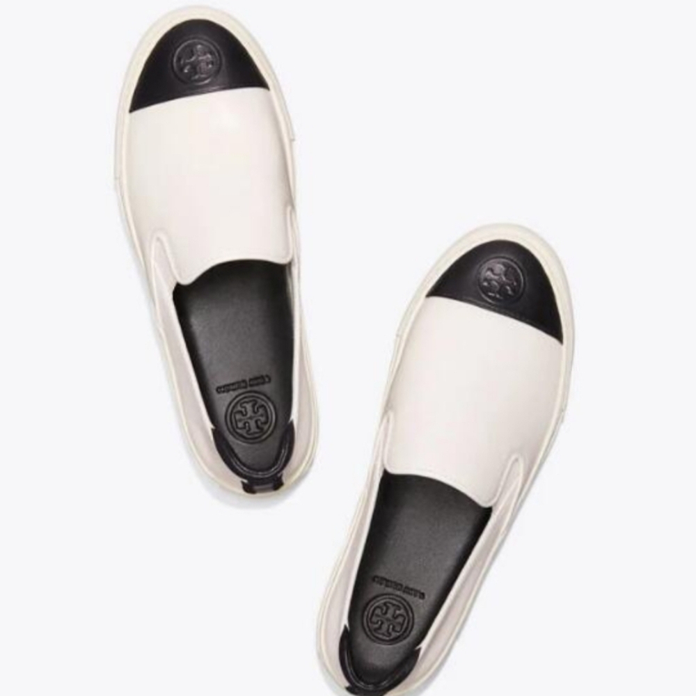Tory Burch Leather Colorblock Sneaker Slip On